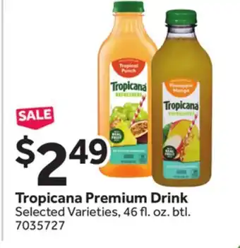 Stop&Shop Tropicana Premium Drink offer