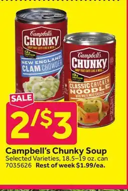 Stop&Shop Campbell's Chunky Soup offer