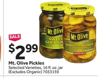 Stop&Shop Mt. Olive Pickles offer