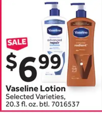 Stop&Shop Vaseline Lotion offer