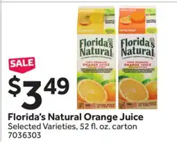 Stop&Shop Florida's Natural Orange Juice offer