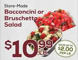 DeCicco & Sons Bocconcini or Bruschetta Salad offer