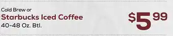 DeCicco & Sons Starbucks Iced Coffee offer