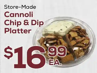 DeCicco & Sons Cannoli Chip & Dip Platter offer