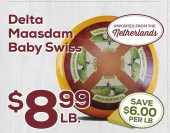 DeCicco & Sons Delta Maasdam Baby Swiss offer