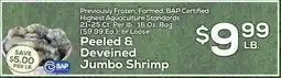 DeCicco & Sons Peeled & Deveined Jumbo Shrimp offer