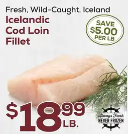 DeCicco & Sons Icelandic Cod Loin Fillet offer