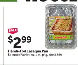 Stop&Shop Handi-Foil Lasagna Pan offer