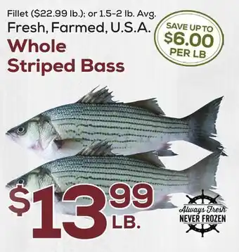 DeCicco & Sons Whole Striped Bass offer