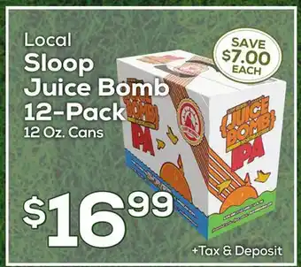 DeCicco & Sons Sloop Juice Bomb 12-Pack offer