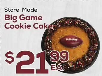 DeCicco & Sons Big Game Cookie Cake offer