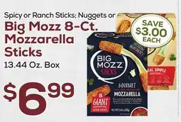 DeCicco & Sons Big Mozz 8-Ct. Mozzarella Sticks offer