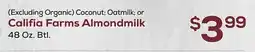 DeCicco & Sons Califia Farms Almondmilk offer