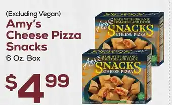 DeCicco & Sons Amy's Cheese Pizza Snacks offer