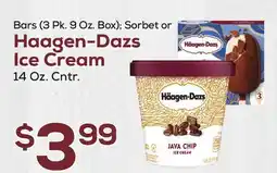 DeCicco & Sons Haagen-Dazs Ice Cream 14 Oz. Cntr offer