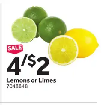 Stop&Shop Lemons or Limes offer