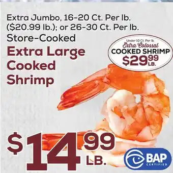 DeCicco & Sons Extra Large Cooked Shrimp offer