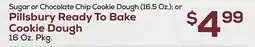 DeCicco & Sons Pillsbury Ready To Bake Cookie Dough 16 Oz. Pkg offer