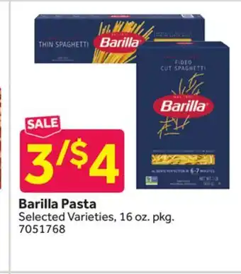 Stop&Shop Barilla Pasta offer