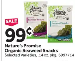 Stop&Shop Nature's Promise Organic Seaweed Snacks offer