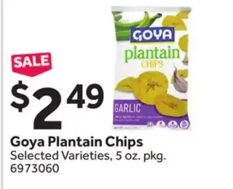 Stop&Shop Goya Plantain Chips offer