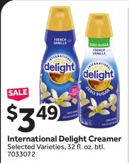 Stop&Shop International Delight Creamer offer