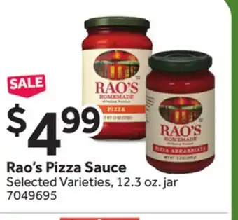 Stop&Shop Rao's Pizza Sauce offer