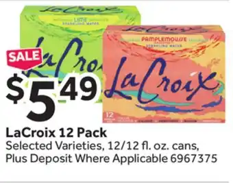 Stop&Shop LaCroix 12 Pack offer