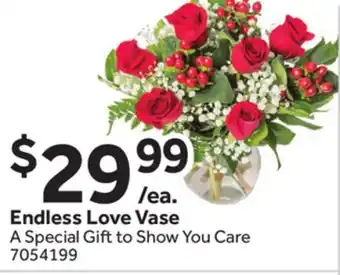 Stop&Shop Endless Love Vase offer