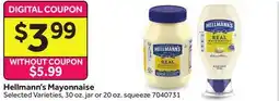 Stop&Shop Hellmann's Mayonnaise offer