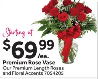 Stop&Shop Premium Rose Vase offer