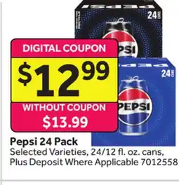 Stop&Shop Pepsi 24 Pack offer