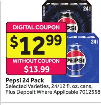 Stop&Shop Pepsi 24 Pack offer