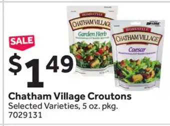 Stop&Shop Chatham Village Croutons offer