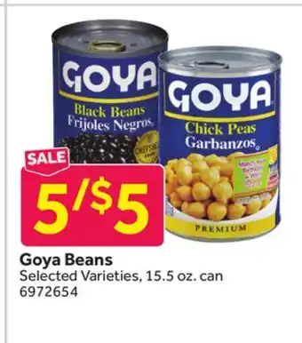 Stop&Shop Goya Beans offer