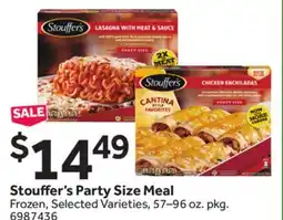 Stop&Shop Stouffer's Party Size Meal offer