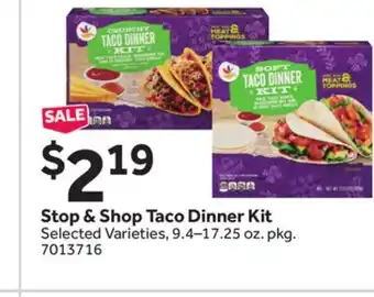 Stop&Shop Stop & Shop Taco Dinner Kit offer