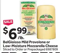 Stop&Shop BelGioioso Mild Provolone or Low-Moisture Mozzarella Cheese offer