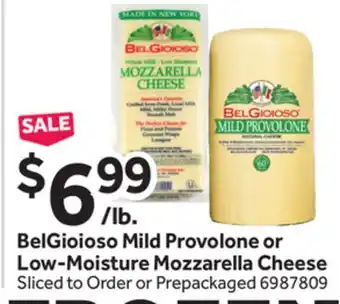 Stop&Shop BelGioioso Mild Provolone or Low-Moisture Mozzarella Cheese offer