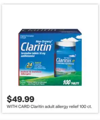 CVS Claritin adult allergy relief 100 ct offer