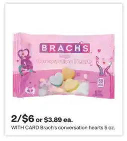 CVS Brach's conversation hearts 5 oz offer