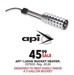 Blain's Farm & Fleet API 1,000W BUCKET HEATER offer