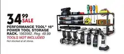 Blain's Farm & Fleet PERFORMANCE TOOL 16 POWER TOOL STORAGE RACK offer