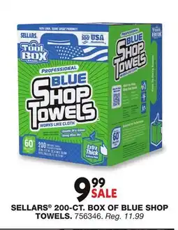 Blain's Farm & Fleet SELLARS 200-CT BOX OF BLUE SHOP TOWELS offer