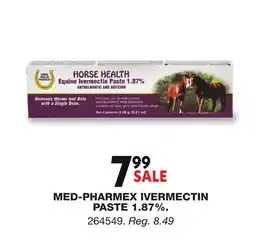 Blain's Farm & Fleet MED-PHARMEX IVERMECTIN PASTE 1.87% offer