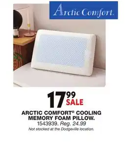 Blain's Farm & Fleet ARCTIC COMFORT COOLING MEMORY FOAM PILLOW offer