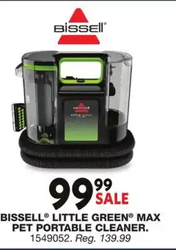 Blain's Farm & Fleet BISSELL LITTLE GREEN MAX PET PORTABLE CLEANER offer