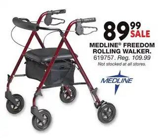 Blain's Farm & Fleet MEDLINE FREEDOM ROLLING WALKER offer