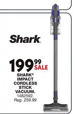 Blain's Farm & Fleet SHARK IMPACT CORDLESS STICK VACUUM offer