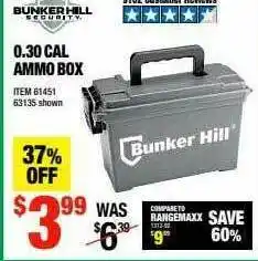 Harbor Freight Tools Bunker Hill 0.30 Cal Ammo Box offer